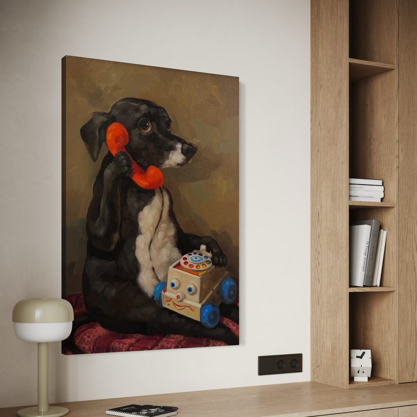 Cuadro decorativo canvas Perro 002