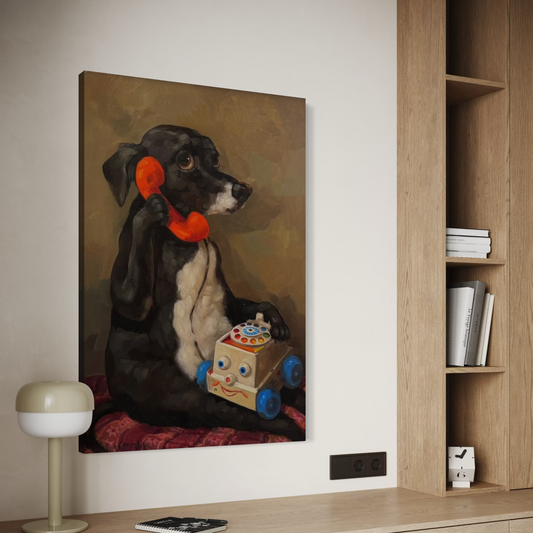 Cuadro decorativo canvas Perro 002