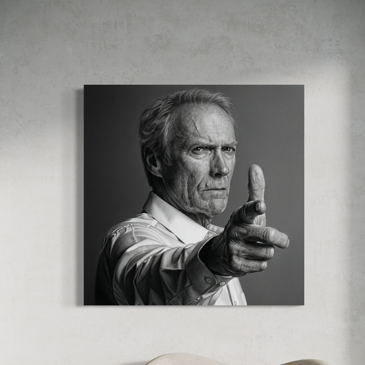 Cuadro decorativo canvas Clint Eastwood 002