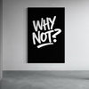 Cuadro decorativo canvas Why not ?