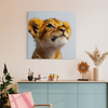 Cuadro decorativo canvas León 022