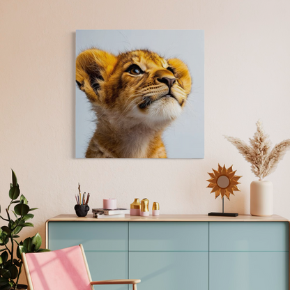 Cuadro decorativo canvas León 022