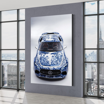 Cuadro decorativo canvas Mercedes-AMG GT