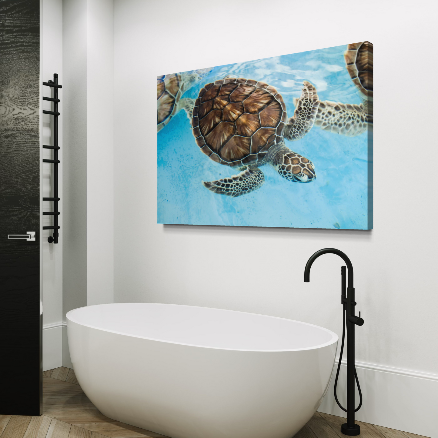 Cuadro decorativo canvas Tortuga 006