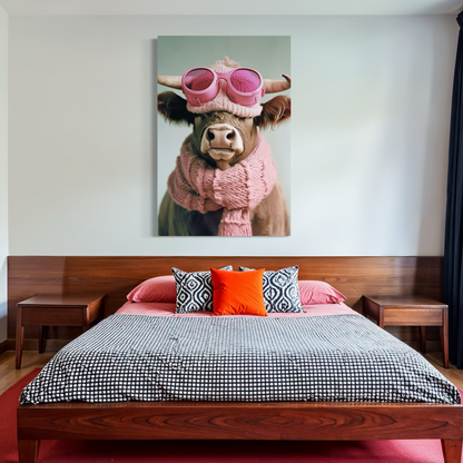 Cuadro decorativo canvas Toro Highland 009