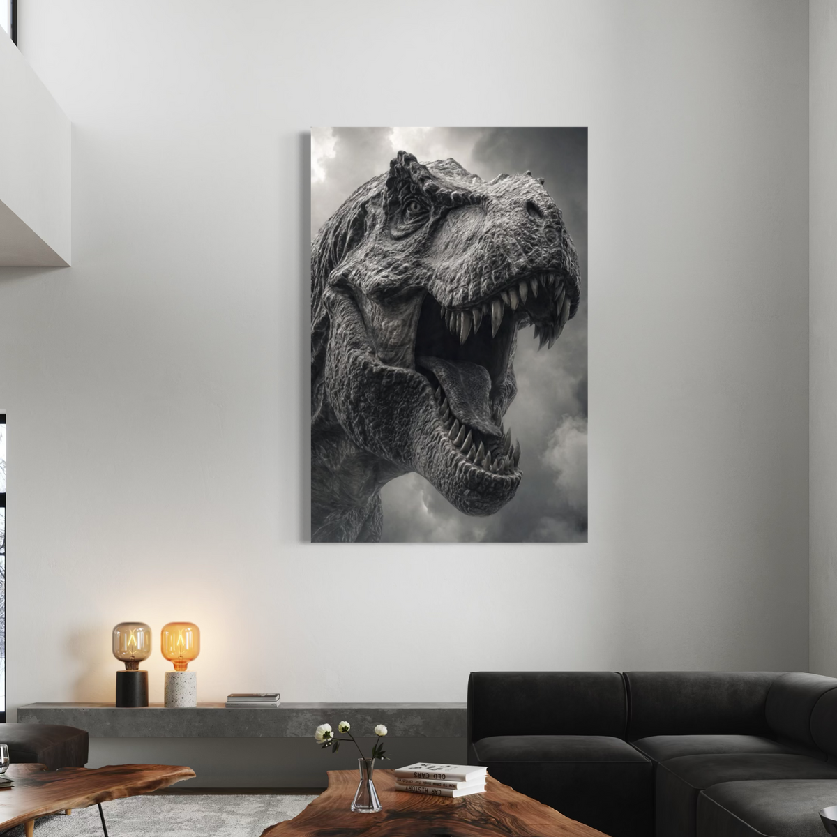 Cuadro decorativo canvas T-REX 004