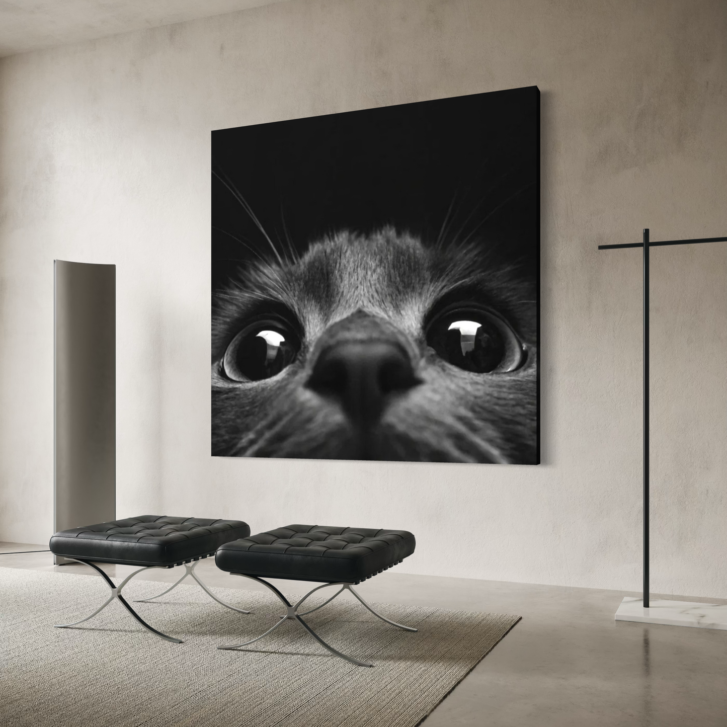 Cuadro decorativo canvas Gato 027
