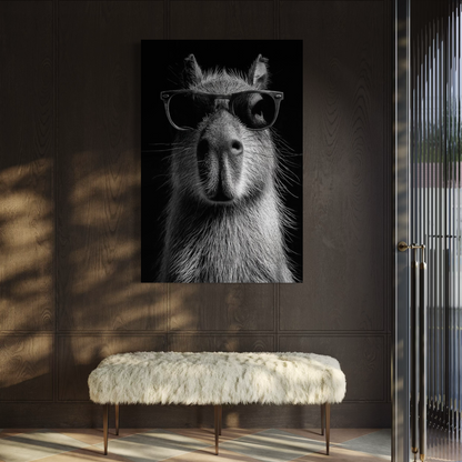 Cuadro decorativo canvas Capibara 001