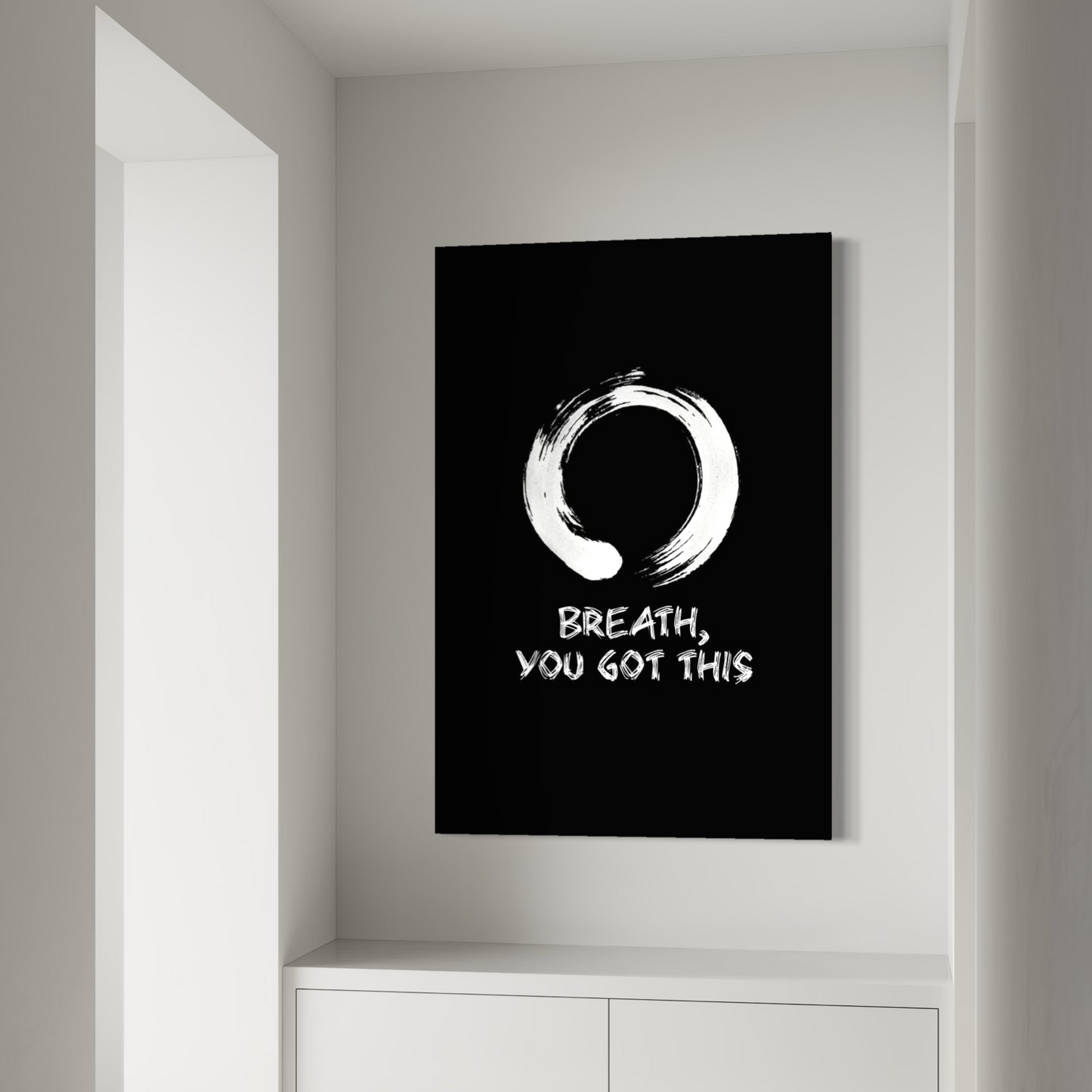 Cuadro decorativo canvas Breath, you got this