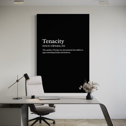 Cuadro decorativo canvas Tenacity