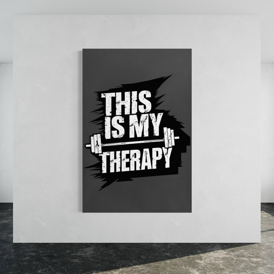 Cuadro decorativo canvas This is my therapy