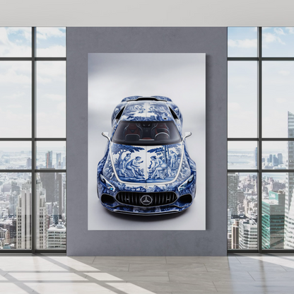 Cuadro decorativo canvas Mercedes-AMG GT