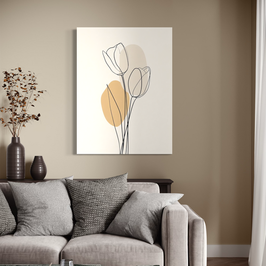 Cuadro decorativo canvas Arte minimalista 001