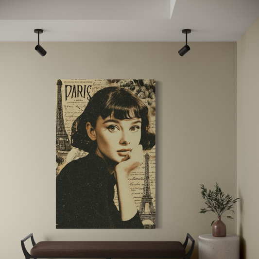 Cuadro decorativo canvas Audrey Hepburn 001