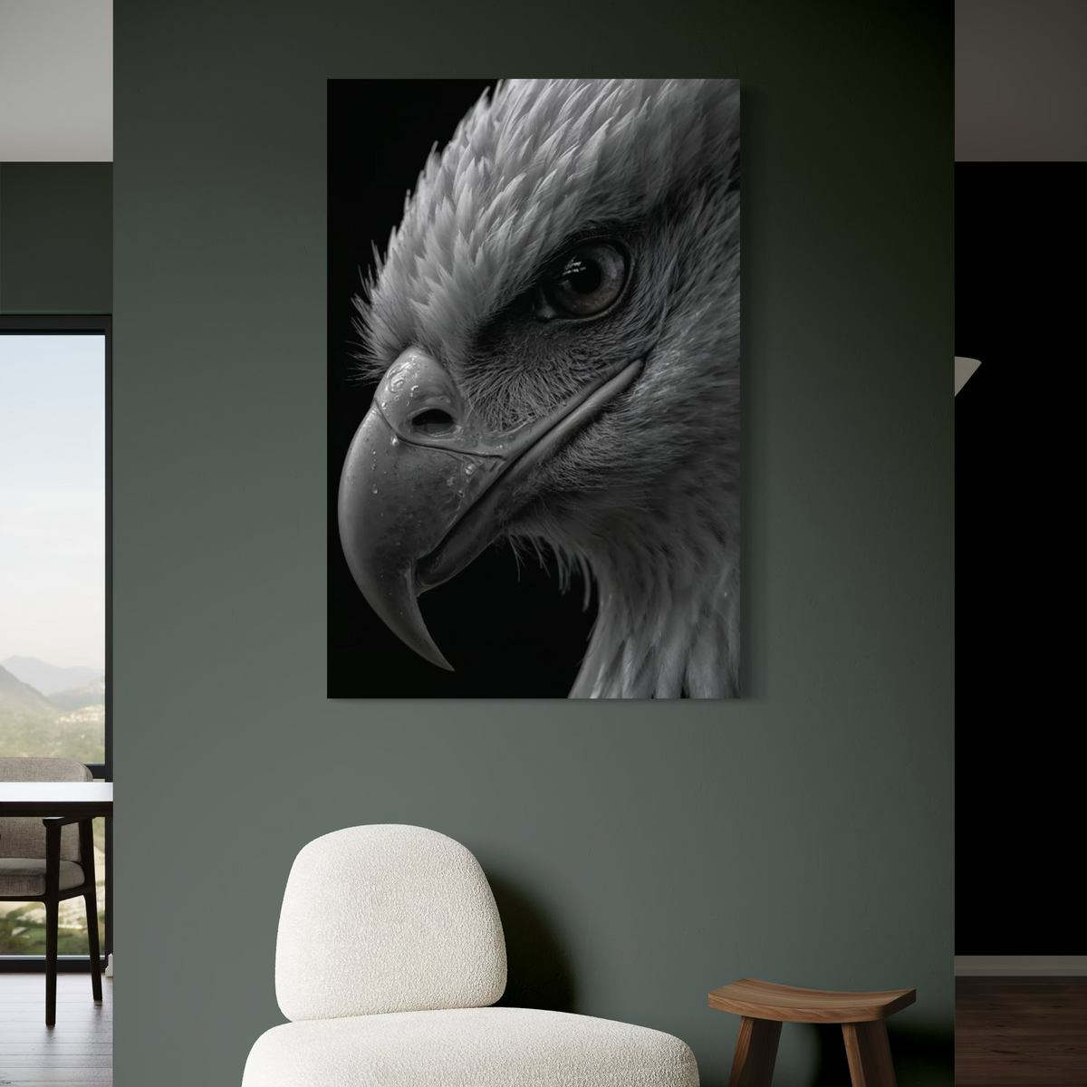 Cuadro decorativo canvas Águila 004