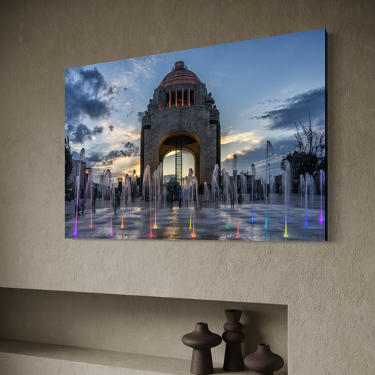 Cuadro decorativo canvas Monumento a la revolución 002