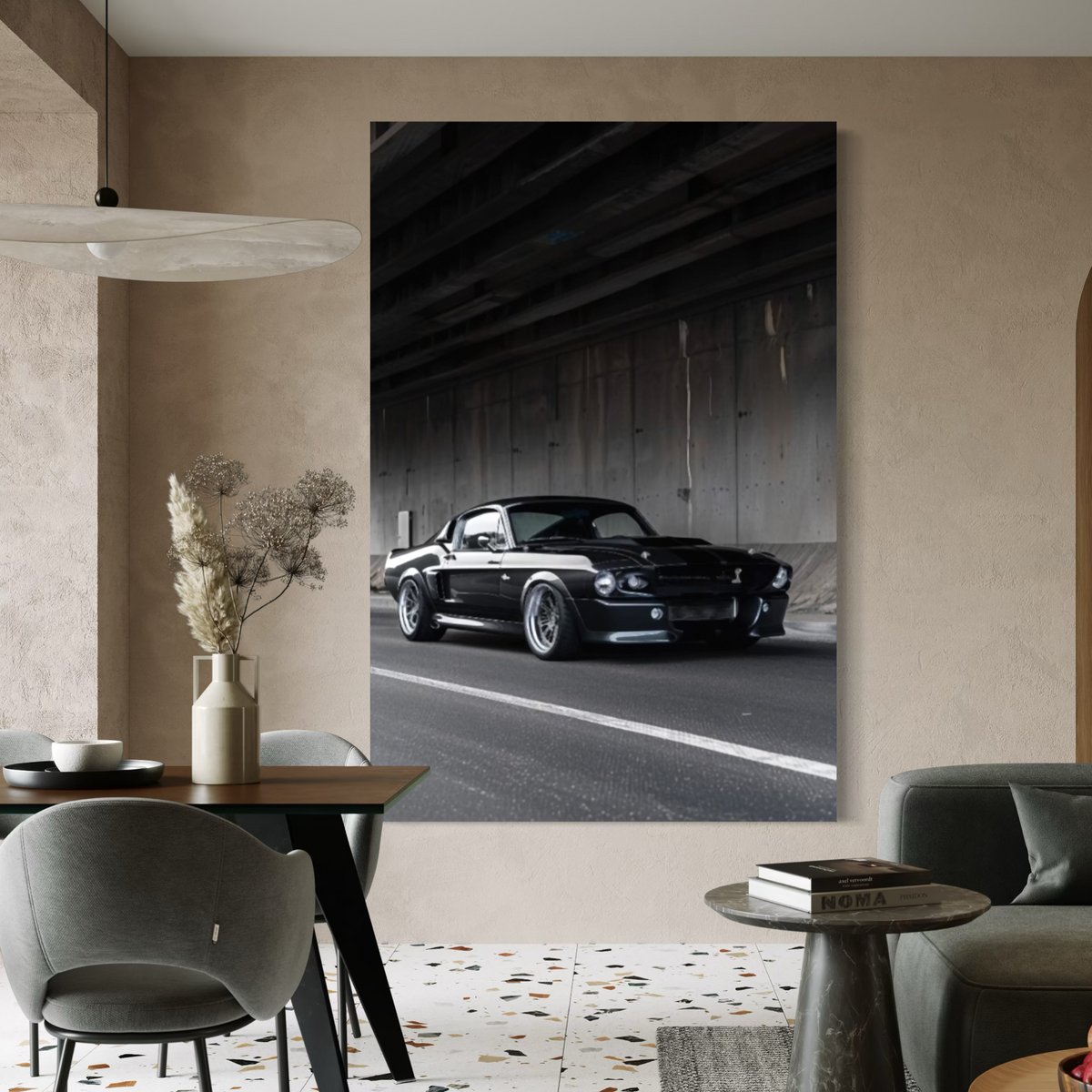 Cuadro decorativo canvas Mustang Shelby GT500