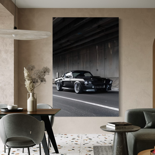 Cuadro decorativo canvas Mustang Shelby GT500