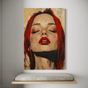 Cuadro decorativo canvas Closed Eyes
