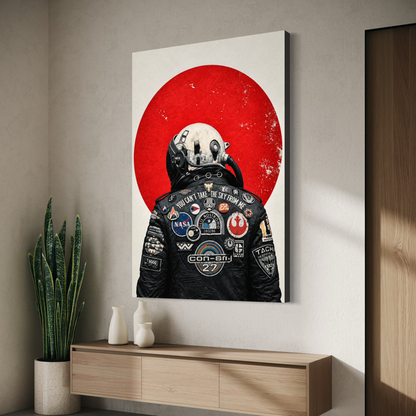 Cuadro decorativo canvas Astronauta 013