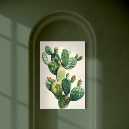 Cuadro decorativo canvas Nopal 001