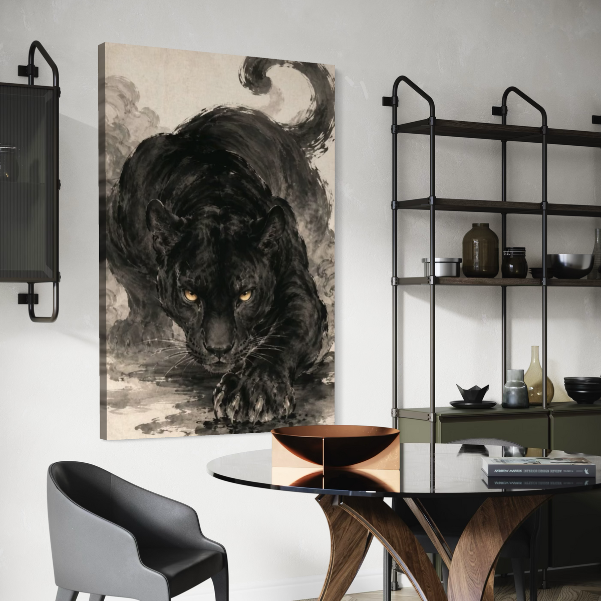 Cuadro decorativo canvas Pantera 006