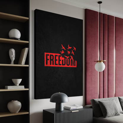 Cuadro decorativo canvas Freedom