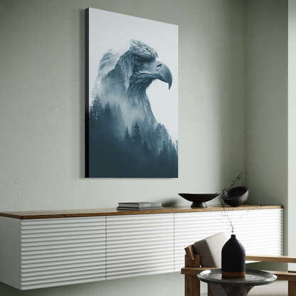 Cuadro decorativo canvas Águila 003