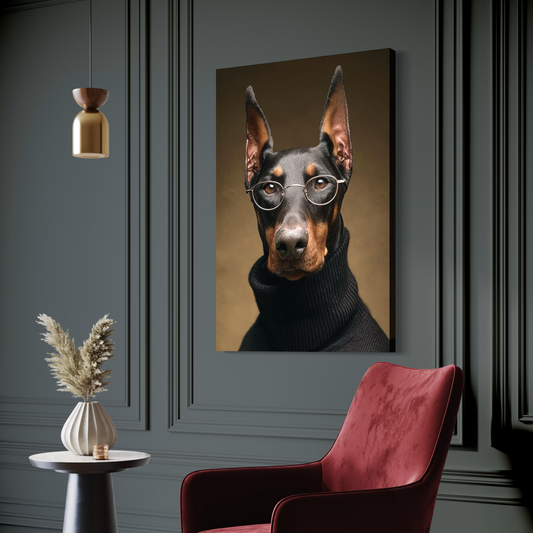 Cuadro decorativo canvas Perro 005