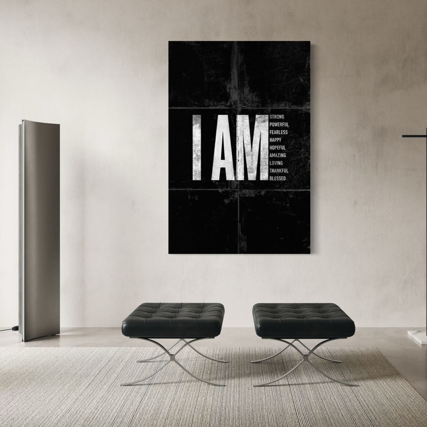 Cuadro decorativo canvas I am