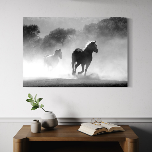 Cuadro decorativo canvas Caballos 003