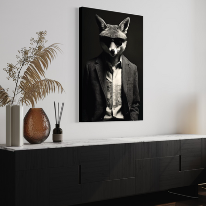 Cuadro decorativo canvas Zorro 007