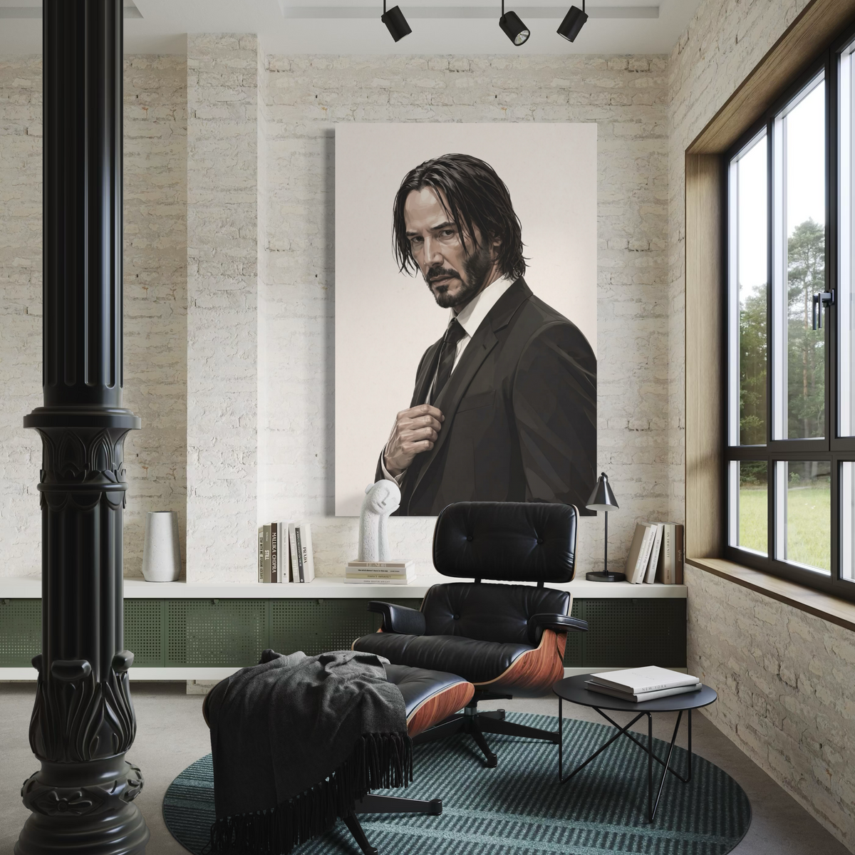 Cuadro decorativo canvas John Wick 004