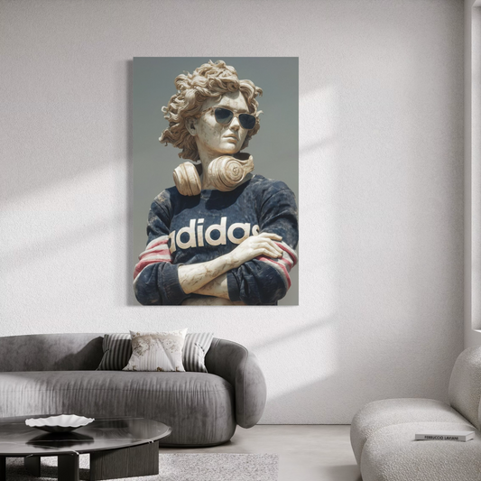 Cuadro decorativo canvas Marble Flow