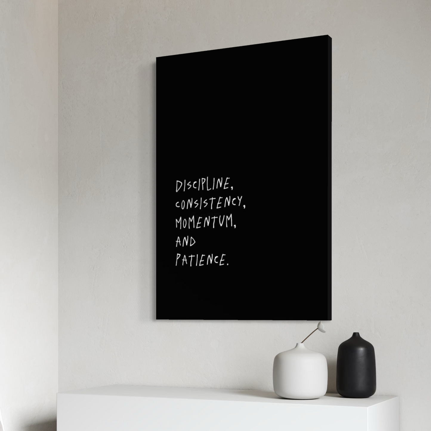 Cuadro decorativo canvas Discipline 004