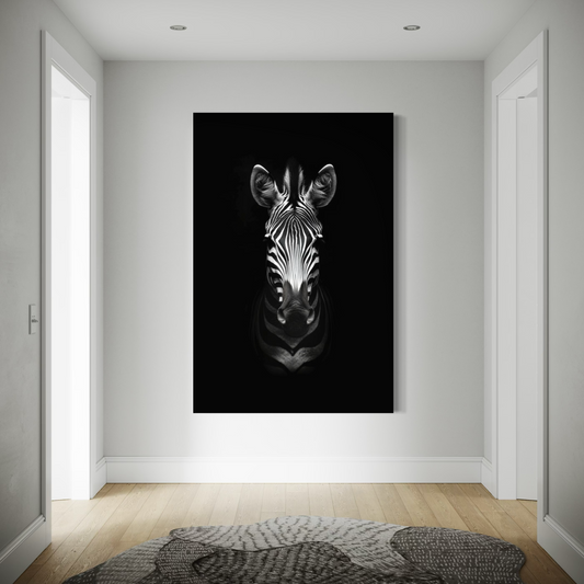Cuadro decorativo canvas Zebra 007