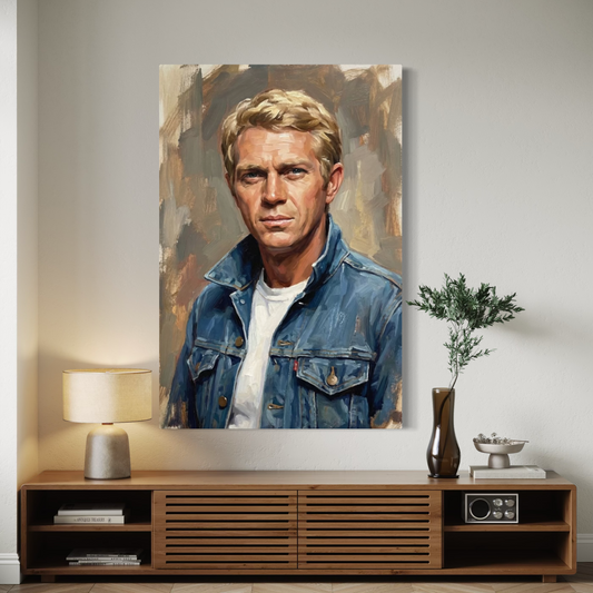 Cuadro decorativo canvas Steve McQueen