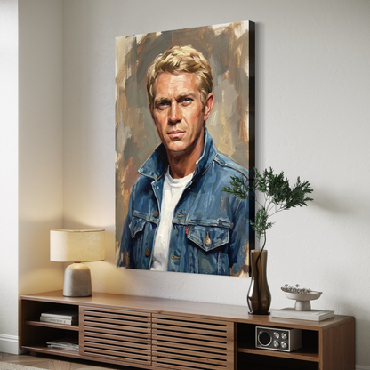Cuadro decorativo canvas Steve McQueen