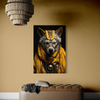 Cuadro decorativo canvas Lobo 010
