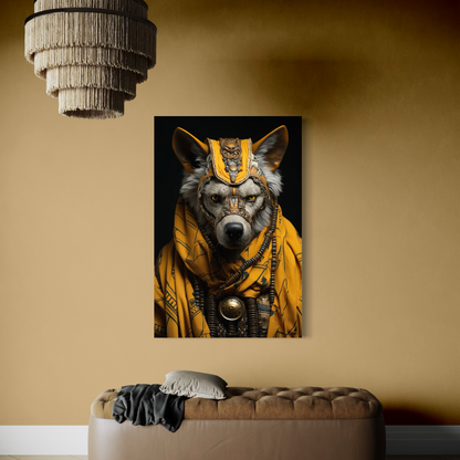 Cuadro decorativo canvas Lobo 010