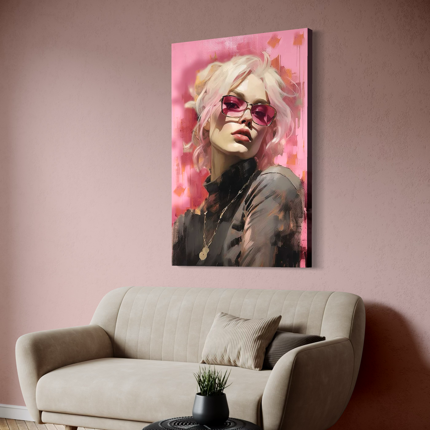 Cuadro decorativo canvas Mujer 061