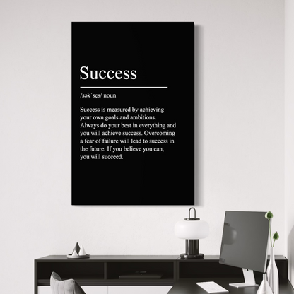Cuadro decorativo canvas Success