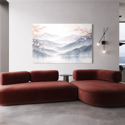 Cuadro decorativo canvas Cerezos 002