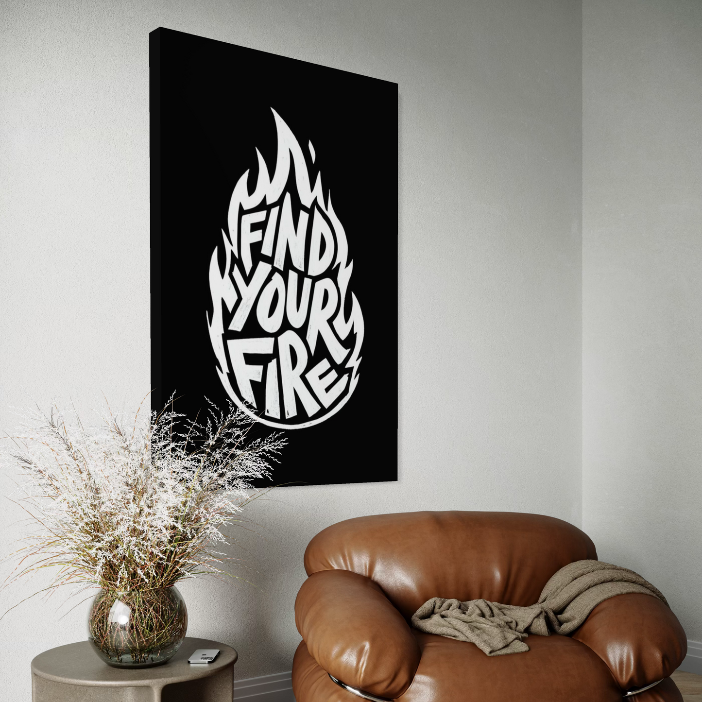 Cuadro decorativo canvas Find your fire