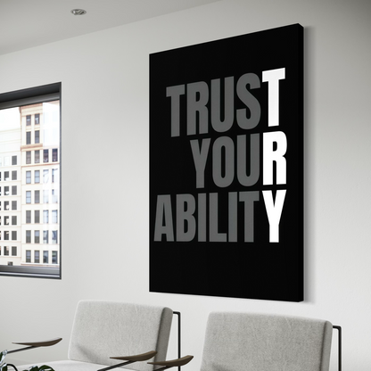 Cuadro decorativo canvas Trust your ability