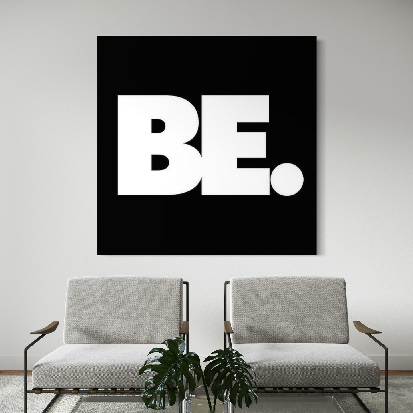 Cuadro decorativo canvas Be.