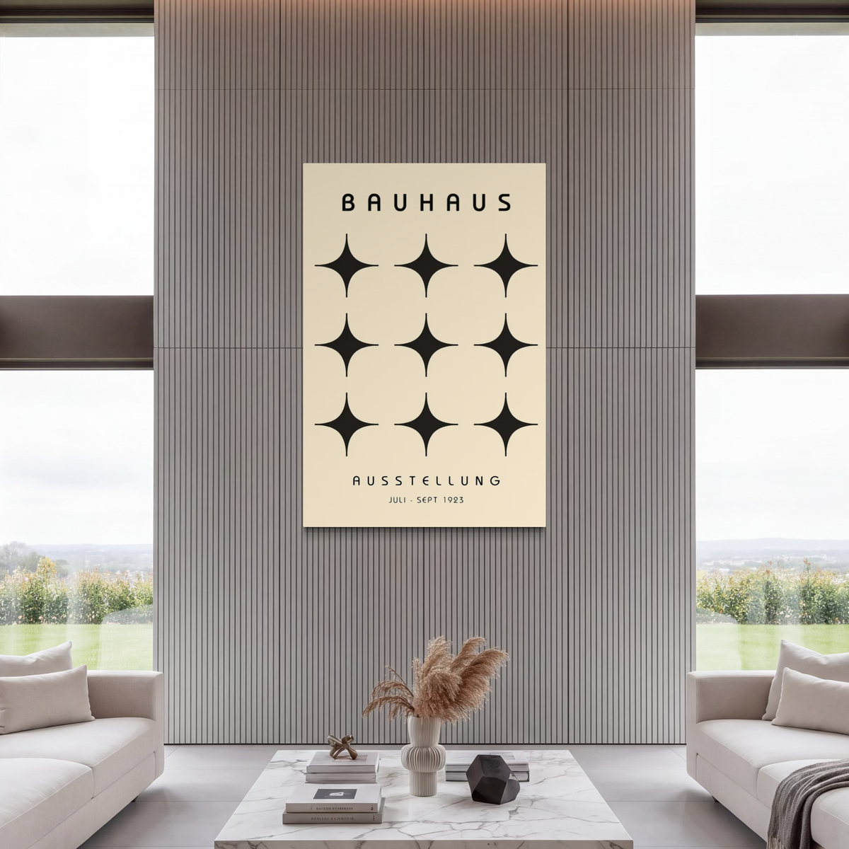 Cuadro decorativo canvas Bau Haus 014