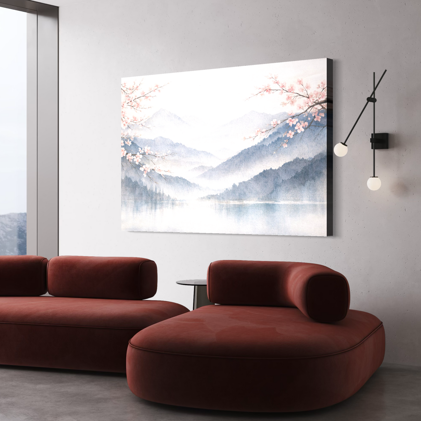 Cuadro decorativo canvas Cerezos 002