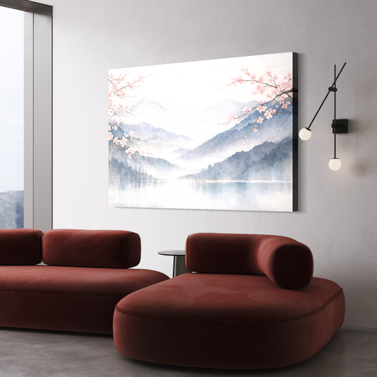 Cuadro decorativo canvas Cerezos 002