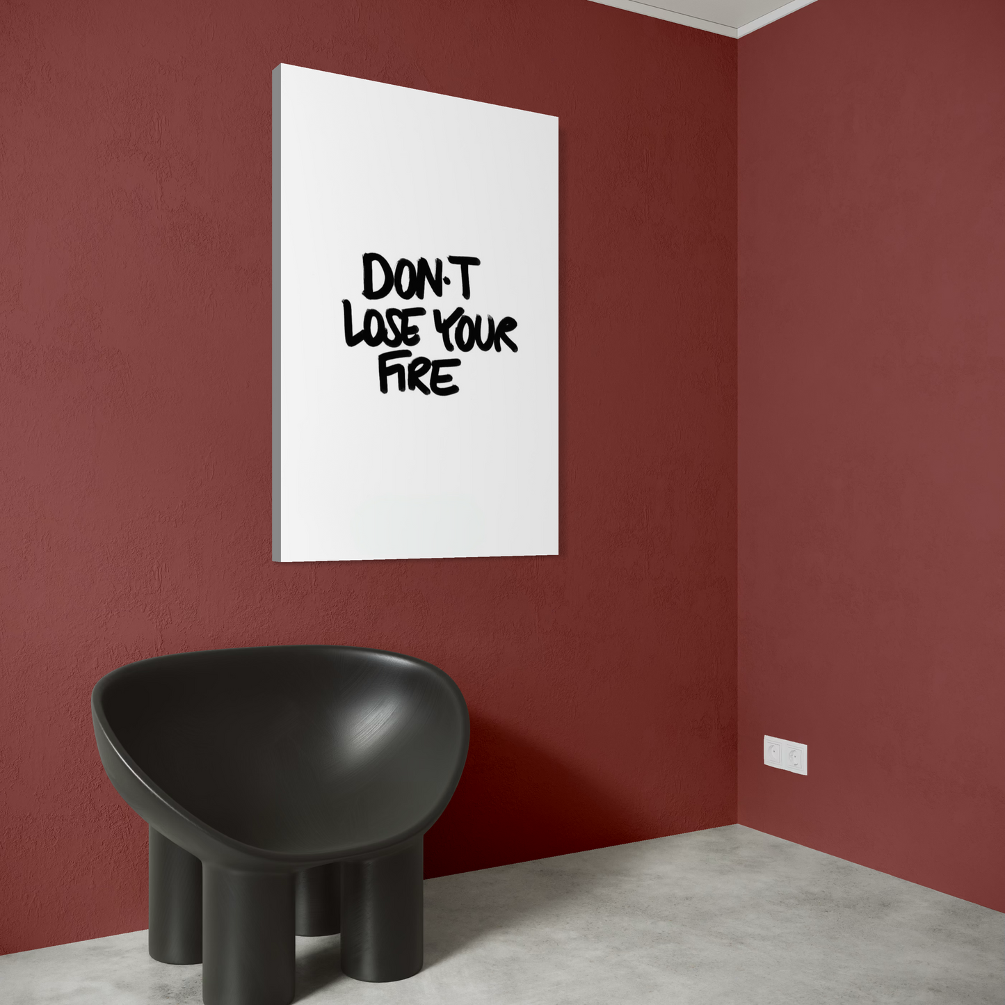 Cuadro decorativo canvas Don´t lose your fire